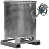 Jacketed, Variable Capacity, Conical Bottom Tanks 1,000 to 2,150 Liter