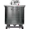 Jacketed, Variable Capacity, Conical Bottom Tanks 1,000 to 2,150 Liter