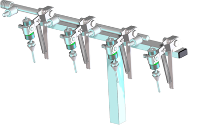 Enolmaster 4-Nozzle Manifold, T-Bar Assembly (with Nozzle Option)