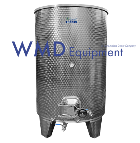 Jacketed, Variable Capacity, Conical Bottom Tanks 1,000 to 2,150 Liter